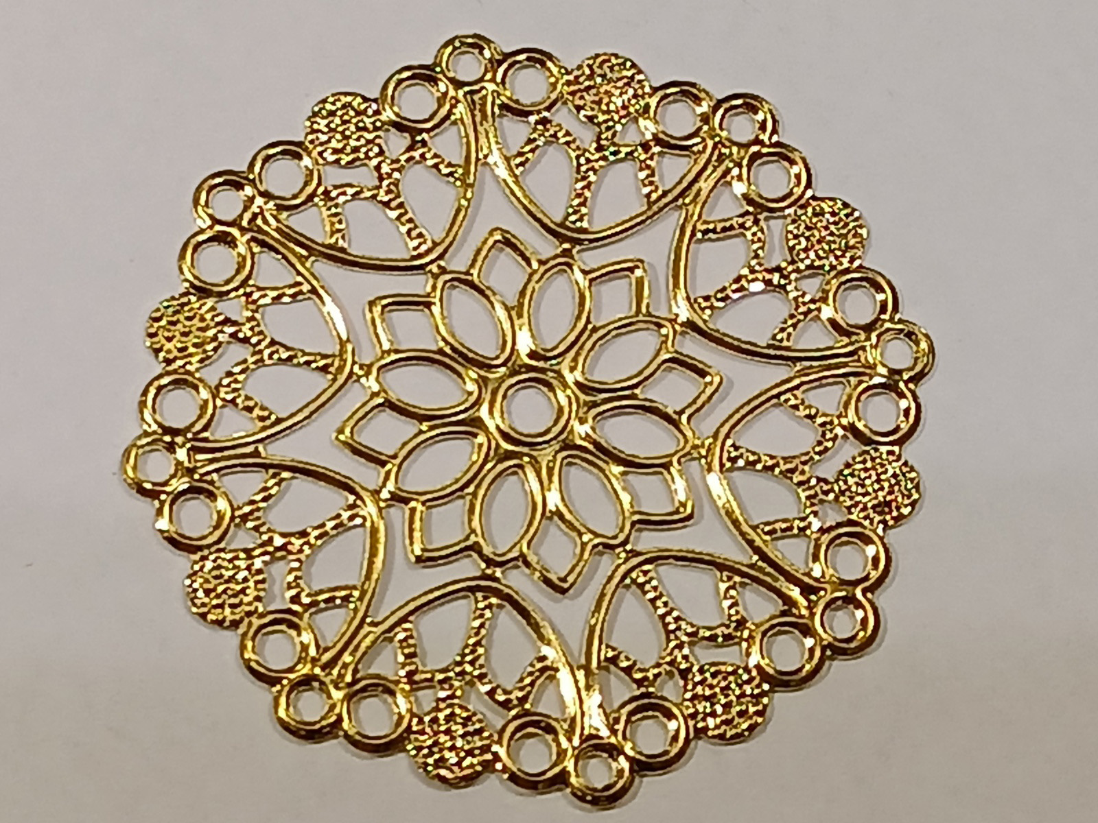 Chapa Circular Medieval Copo Oro